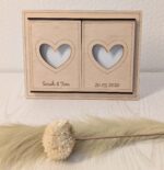 Holz-Bilderrahmen mit Gravur