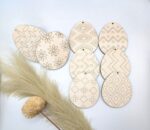 8er-Set Holz-Ostereier zum Ausmalen