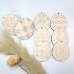 8er-Set Holz-Ostereier zum Ausmalen