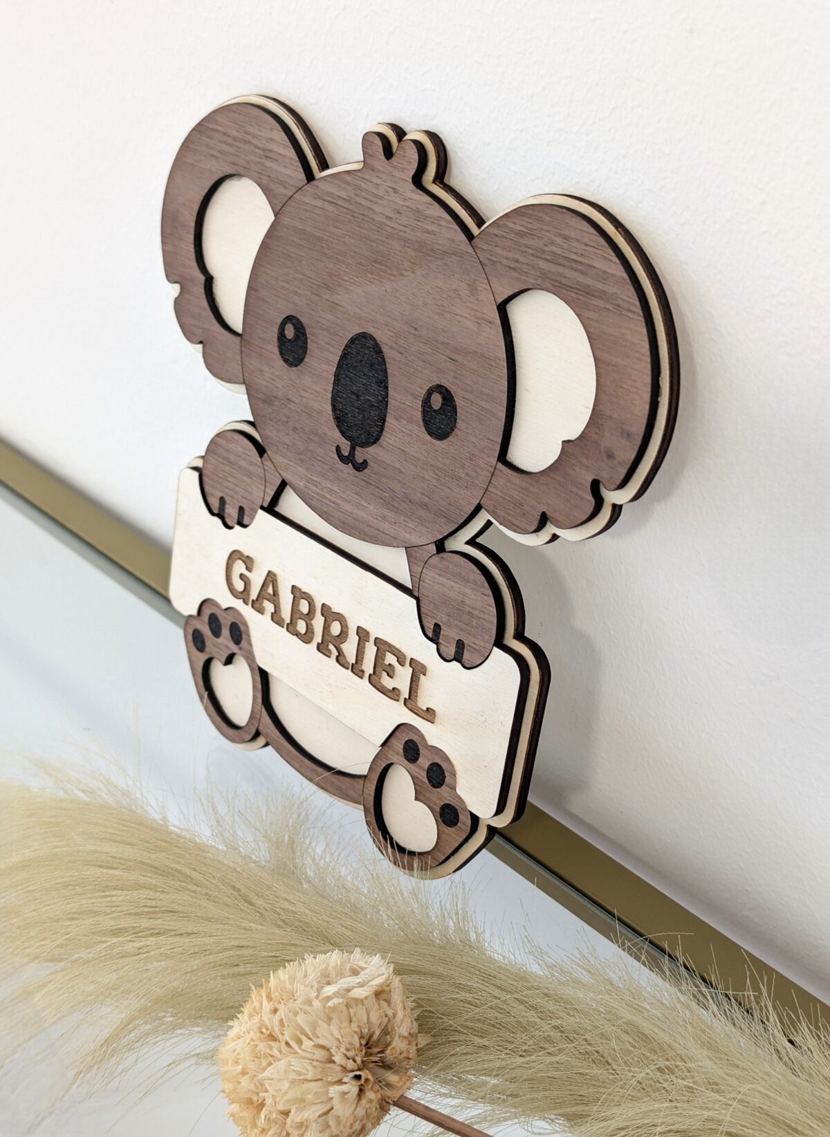 Personalisiertes Türschild, Koala -Kinderzimmer – Bild 4