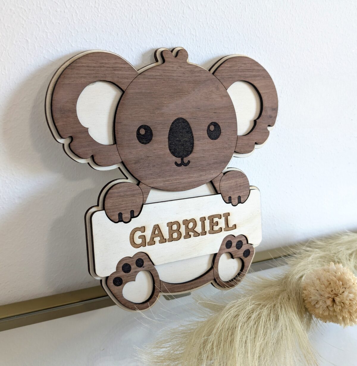 Personalisiertes Türschild, Koala -Kinderzimmer – Bild 6