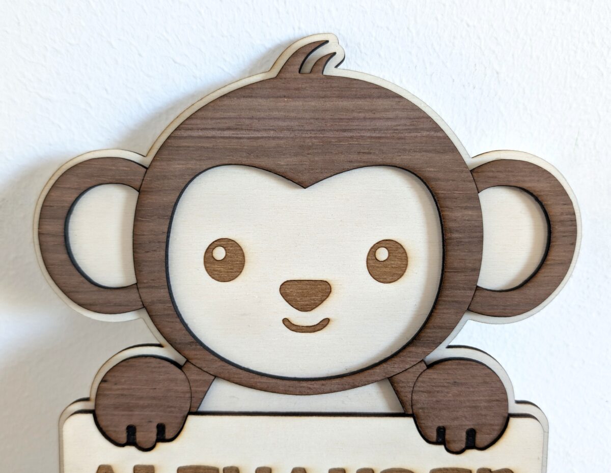 Türschild - Affe – Bild 5