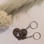 personalisierte Schlüsselanhänger - in Herz- und Puzzelstück-Form – Bild 4