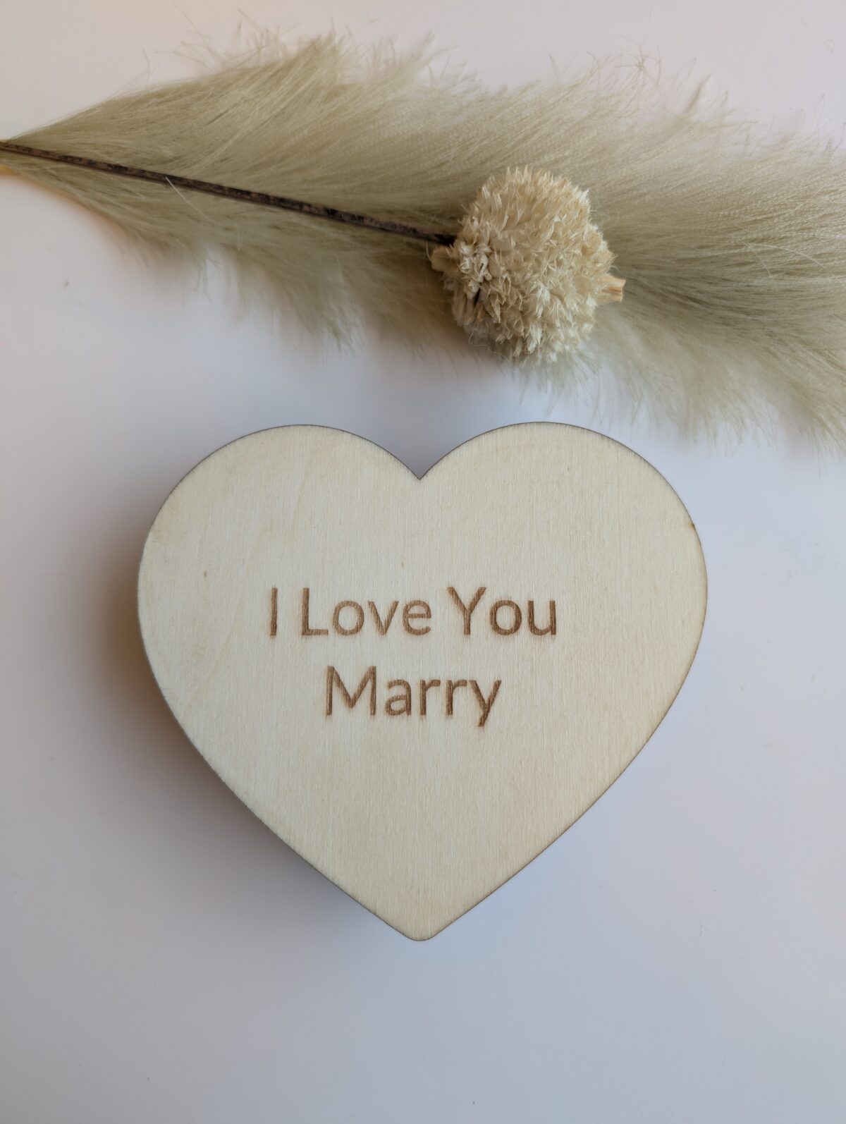 Personalisierte Geschenkbox - Herz – Bild 2