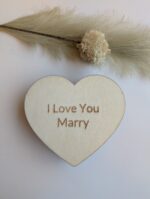 Personalisierte Geschenkbox - Herz – Bild 2