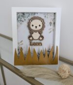 Baby Geschenk Löwe mit Namensgravur – Bild 3