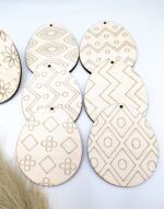 8er-Set Holz-Ostereier zum Ausmalen – Bild 4