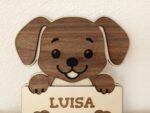 Personalisiertes Türschild, Hund - Kinderzimmer – Bild 4
