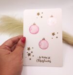 Handgemalte Weihnachtskarte -Postkarte – Bild 2